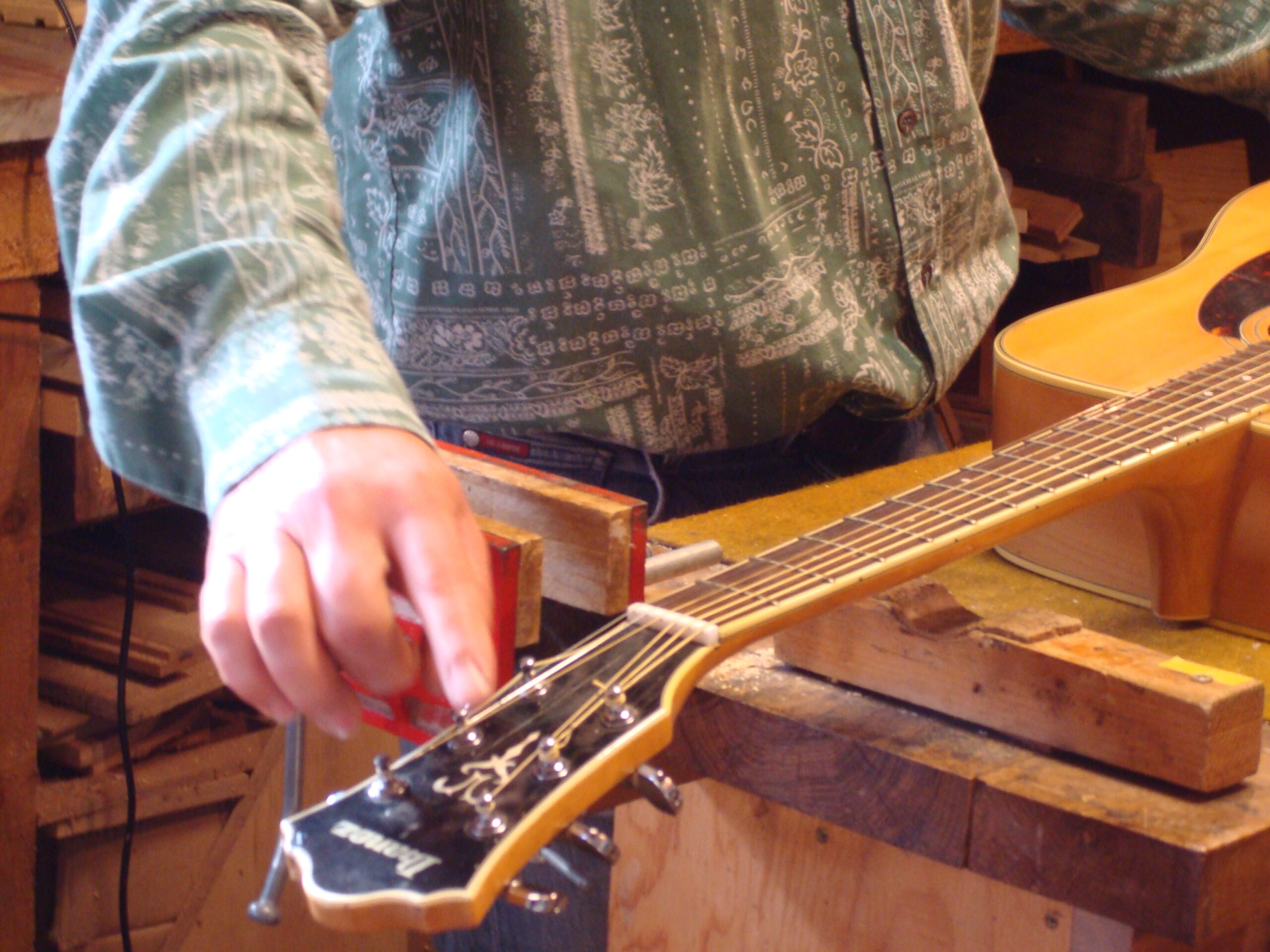 Harmonisation Corde guitare